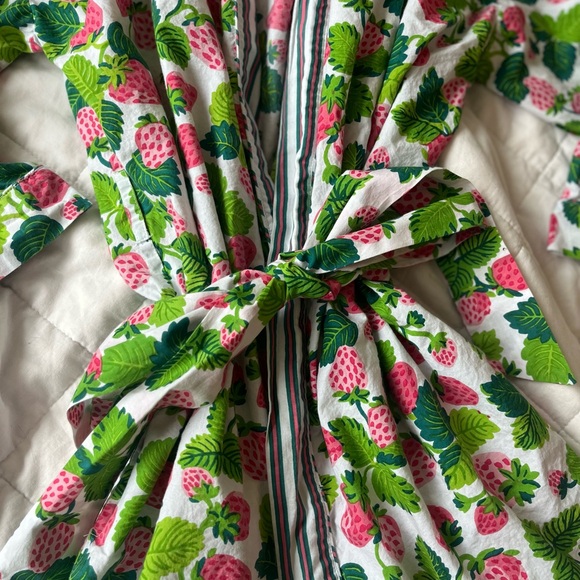 Printfresh strawberry fields short cotton robe - Picture 3 of 3
